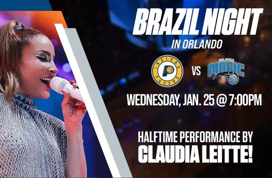Partida de basquete do Orlando Magic terá noite brasileira com show de  Claudia Leitte - AcheiUSA